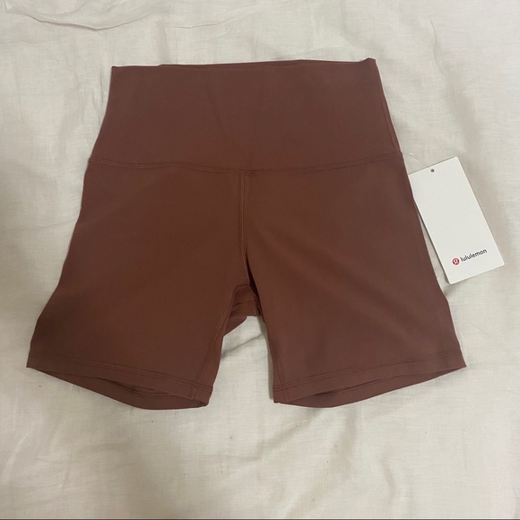SOLD NWT Lulu Align 6” Shorts Ancient Copper - Picture 4 of 7